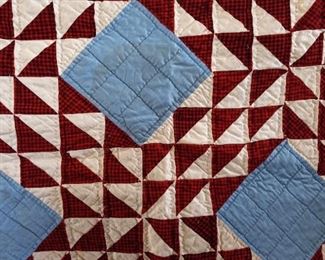 Hand sewn Antique Quilt