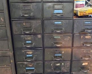 Metal Drawers. 26 sets of 2