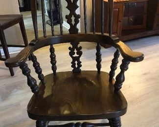 Vintage dining room, table and chairs