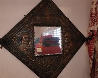 Presidential press copper mirror