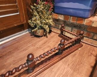 Barley twist fireplace surround