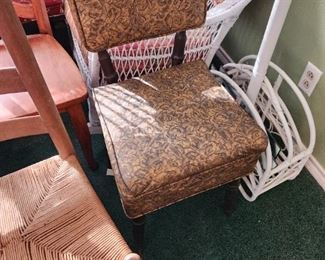 Mid century modern sewing chair