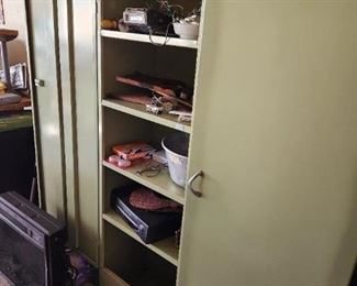 Metal storage cabinet