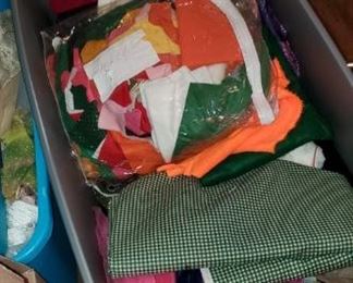 Lots of fabric