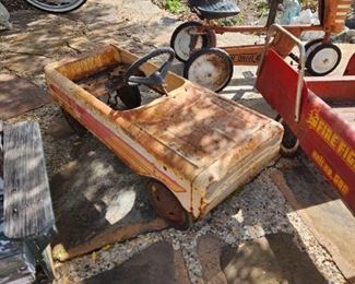 Vintage pedal car