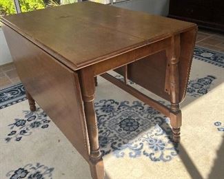 Double drop leaf table $130.00