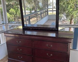 Dresser with mirror $120.00