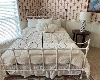Antique iron bed
