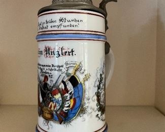 German beer stein