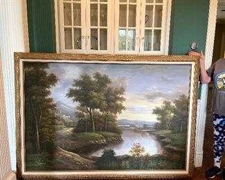 Oil paintings by C. Freeman