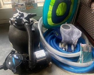 Swimming Pool Pump.  Used Once.  