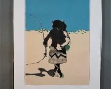 Scholder, Fritz. BUFFALO DANCER Lithograph Print
