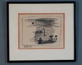 Picasso, Pablo. Jeu de la Cape (IV) Lithograph Print
