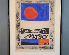 Miro, Juan. L'OISEAU SOLAIRE Original Lithograph Print
