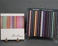 Serwer, Jacquelyn Days. GENE DAVIS-A MEMORIAL EXHIBITION Book 1st 1987
