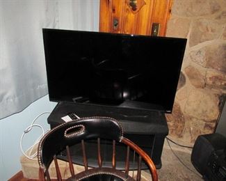 Good TV & 1 of pair of chairs from Russell Hotel