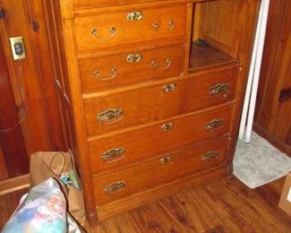 Oak Chest, ca. 1910, front right door missing $325.00