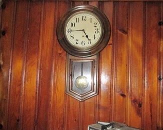 Wall clock made by Bill Hatfield LaFollette