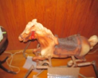 1950s childs toy horse
