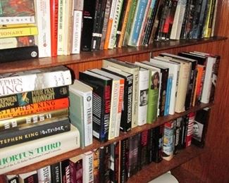 Lots of Louis Lamour books, as well as others