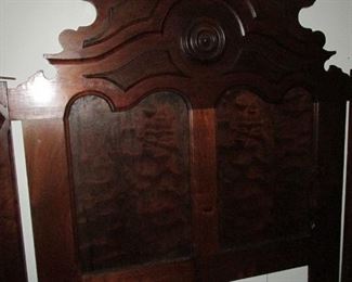 Walnut Victorian bed from LaFollette House, $500.00, full size