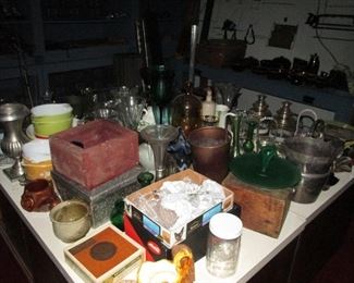 More glass, china and brica brac