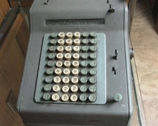 Vintage adding machine
