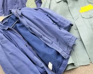 Vietnam era jackets and shirts