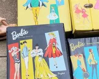 Vintage Barbie and Ken cases