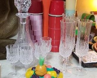 A view into the kitchen