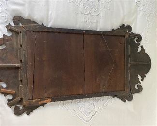 (F2) $50. Antique Wall Mirror with Original Glass. Measures 19" wide x 37" tall.  Very good condition. 