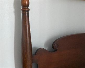 (F1) $250 each. Matching Twin bed frames. Solid Wood - excellent condition.  (Mattresses are older but included if you want them.) Headboards are 55" tall x 40" wide. 