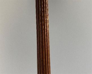 (L3) $175. Mid-Century Floor Lamp (Brass & Teak?)