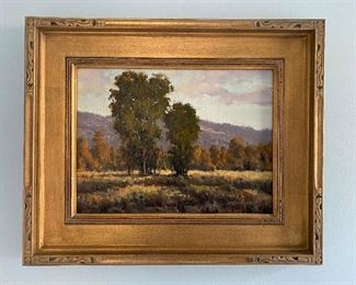 (A5) $250. Measures 19" x 23" signed but unreadable. 