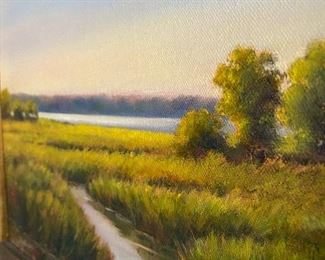 (A6) $250. D. Williams signed. Framed it measures 18.5" x 15.5". 