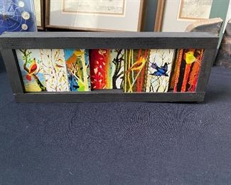 (A9) $40. "Birds & Trees" 8 slide Morphicism. Each tile slides so you can change the look of the art. 