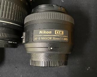 $75. Nikon D60 with DX lenses