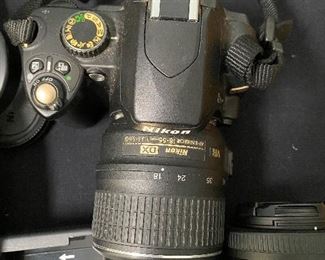 $75. Nikon D60 with DX lenses