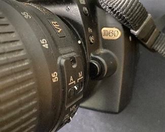 $75. Nikon D60 with DX lenses