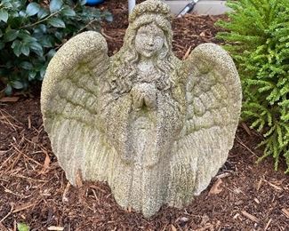 $30 small concrete garden angel. 