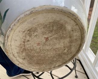 $40. Large Peach Fishbowl Planter 