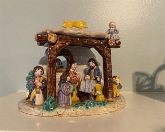 $75 - Majolika Nativity #1