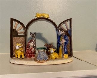 $75 - Majolika Nativity #2