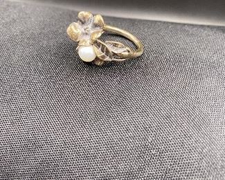 $30. Size 5 sterling ring "SLAA".  7.4 grams. 