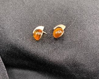 $30. Sterling & Amber earrings