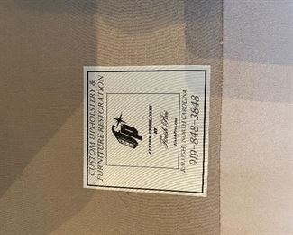 (F16) $60 Microfiber Couch - off white - needs cleaned. Measures 36" deep x 83" long x 34" floor to top of cushion x 16" floor to seat. 