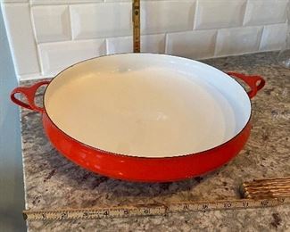 $35. Vintage Red Dansk Paella Pan - excellent condition. 