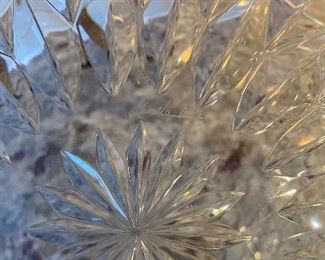 $10. Val St Lambert signed bowl - does have a few chips on edge. Priced reflects condition. 