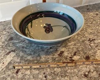 $25. Signed Pottery Bowl