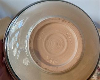 $25. Signed Pottery Bowl